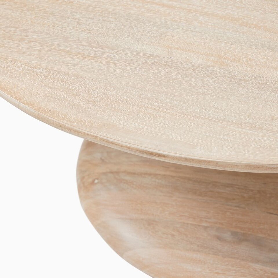 Winona Round Pedestal Coffee Table (91 cm) West Elm UK